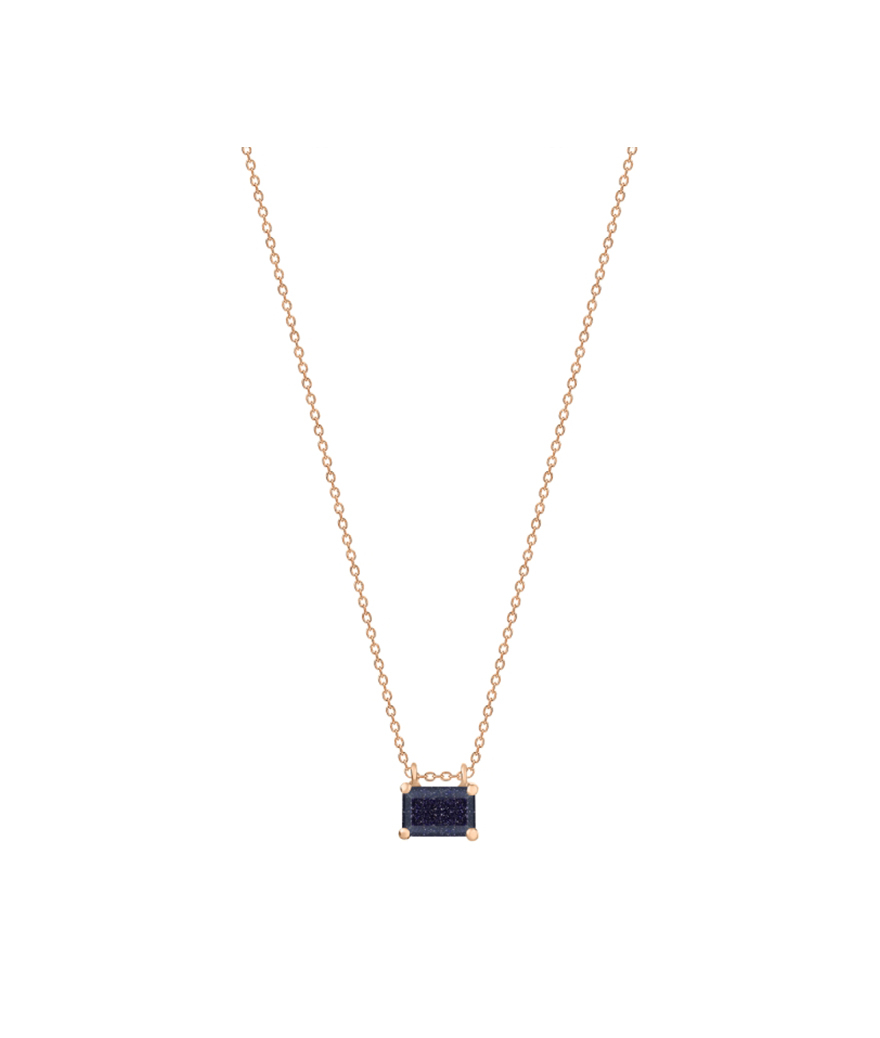 Collier Ginette NY Midnight or rose blue sandstone