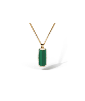 Collier APM Monaco Été médaille Malachite