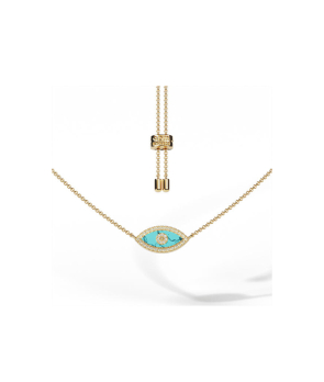 Collier APM Monaco Été Ajustable Lucky Eye