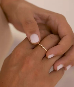 Bague Emmanuelle d'Ortoli @enmodemel or jaune et diamants