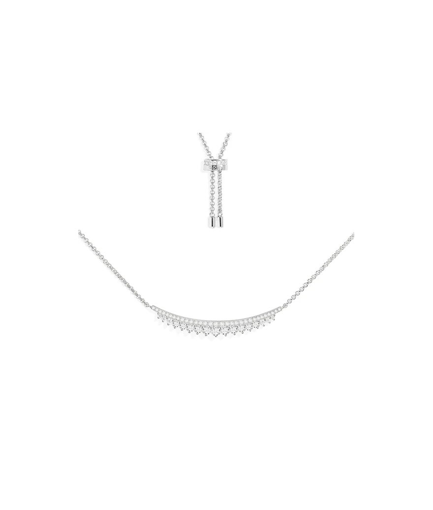 Collier APM Monaco Ajustable Lune argent