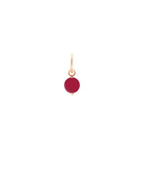 Pendentif Ginette NY charms OR ROSE coral tiny bead