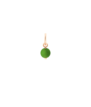 Pendentif Ginette NY charms OR ROSE jade tiny bead