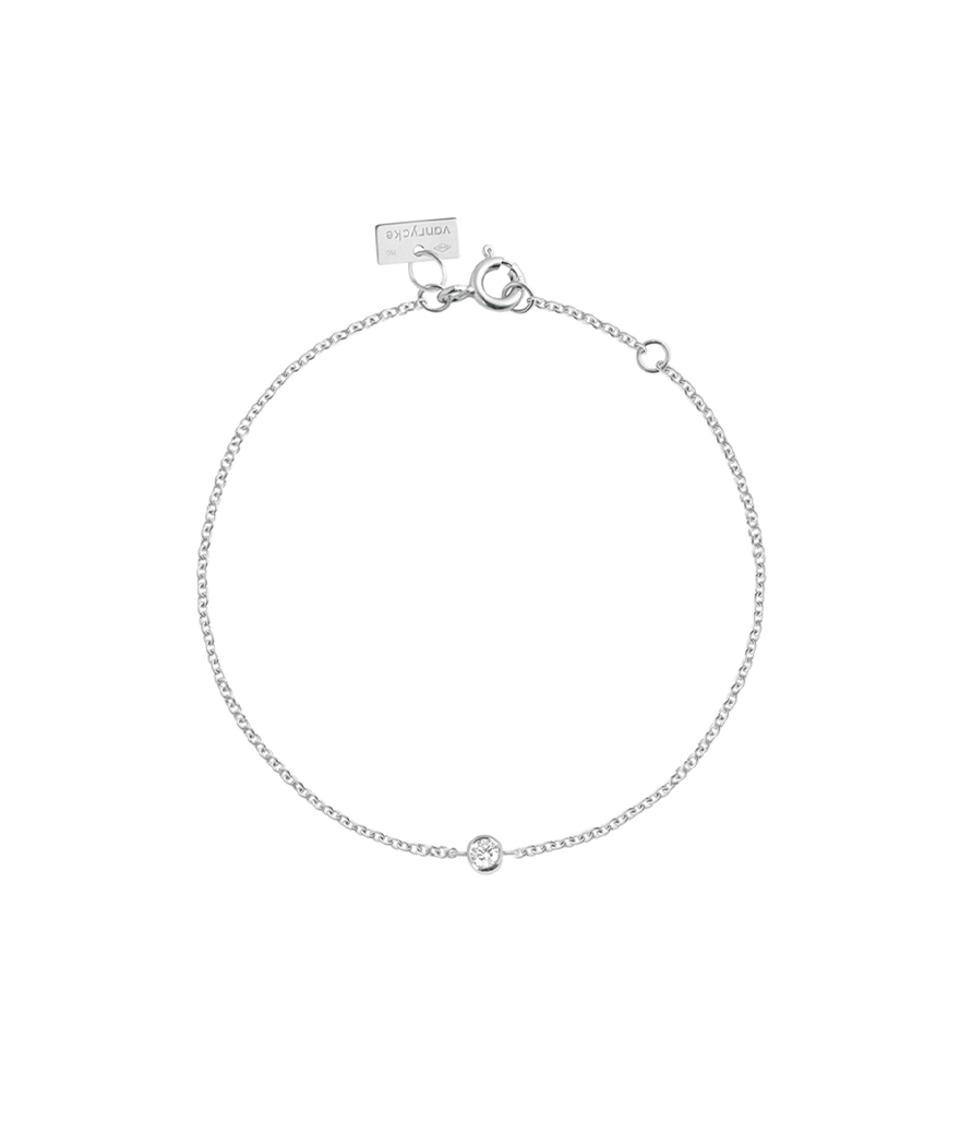 Diamond Bezel Station Bracelet in 14K White Gold – JG Kronenberger Fine  Jewelry