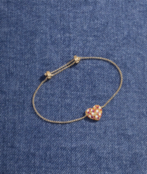 Bracelet APM Monaco Valentine coeur multicolore